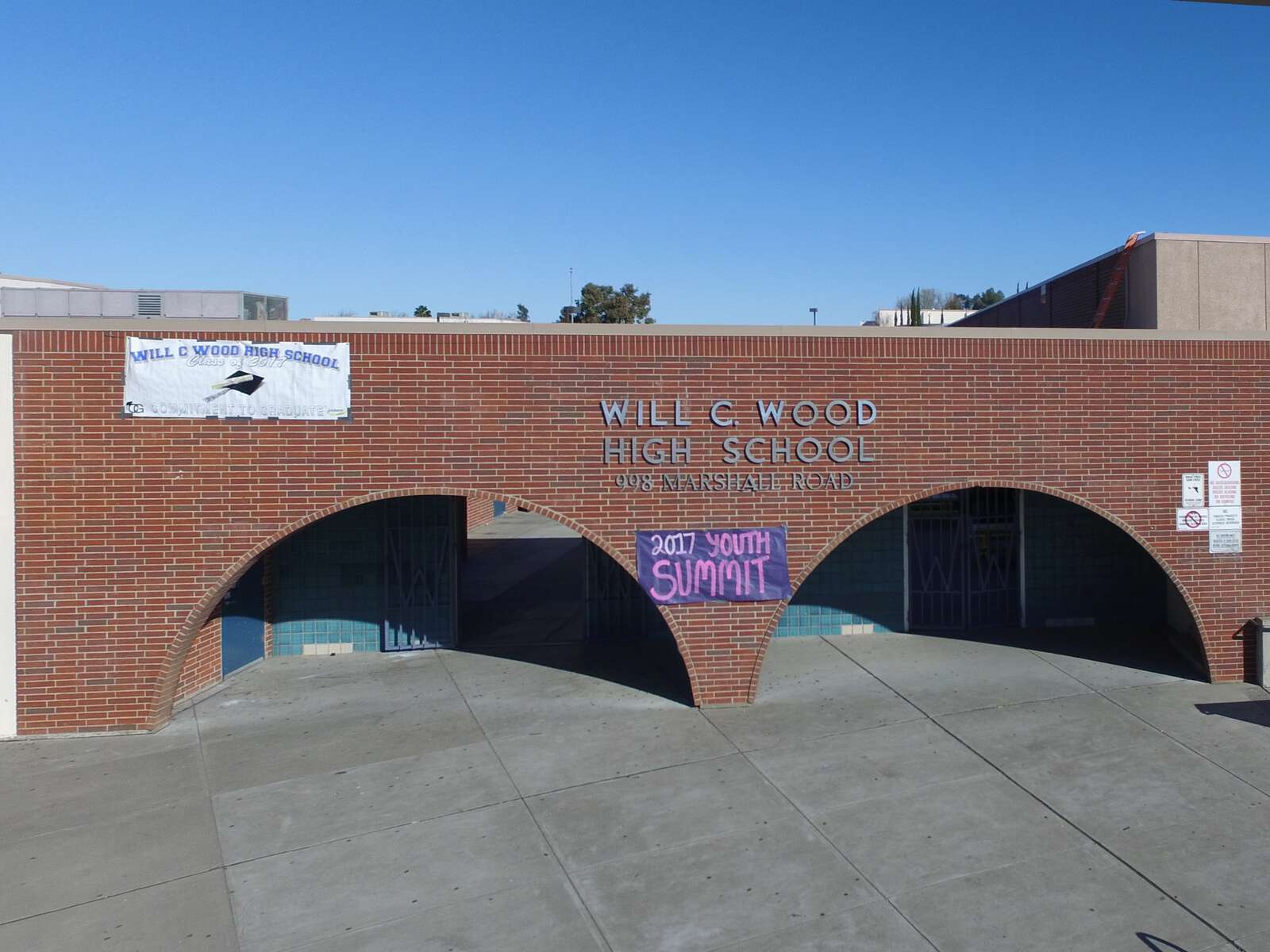 Will C Wood High School in Vacaville California Hero Image