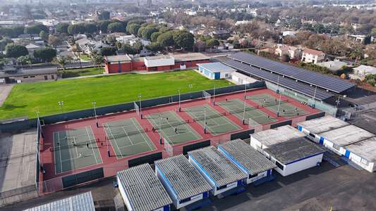 Culver City High School in Culver City California - Tennis Courts Slideshow Image 4