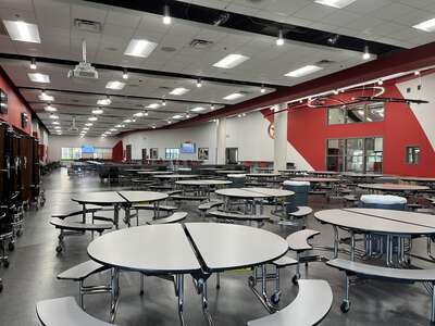 Coppell High School Ninth Grade in Coppell Texas - Cafeteria Slideshow Image 4