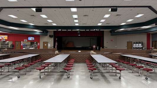 Coppell Middle School North in Coppell Texas - Cafeteria Slideshow Image 0