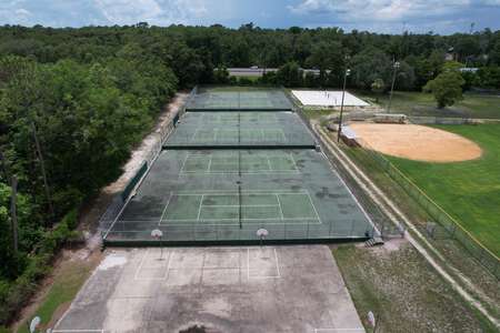 Edward H. White High School in Jacksonville Florida - Tennis Courts Slideshow Image 4