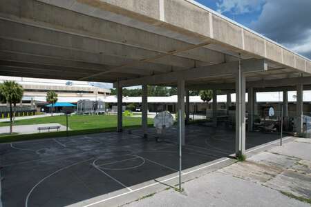 Frank H. Peterson Academies of Technology in Jacksonville Florida - Outdoor Basketball Courts Slideshow Image 4
