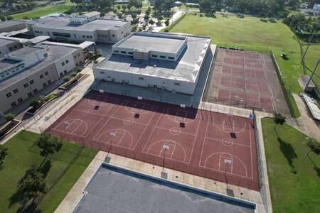 Fivay High School in Hudson Florida - Outdoor Basketball Courts Slideshow Image 1