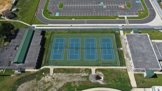 Gulf High School in New Port Richey Florida - Tennis Courts Slideshow Image 5