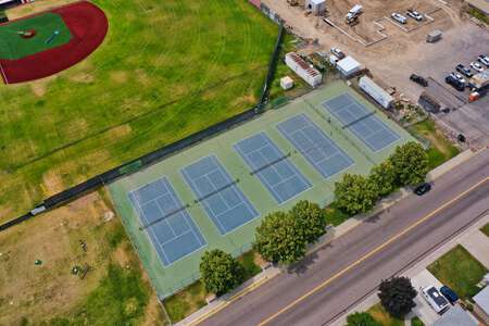 Highland High School in Pocatello Idaho - Tennis Courts Slideshow Image 2