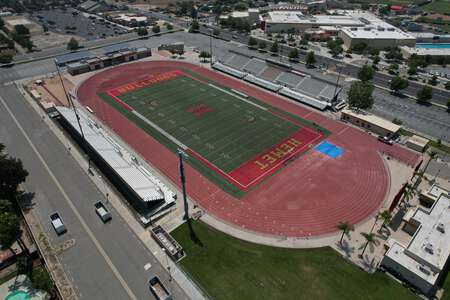 Hemet High School in Hemet California - Football Stadium (Turf) Slideshow Image 2
