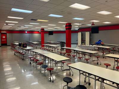 Miami Edison Senior High School in Miami Florida - Cafeteria Slideshow Image 0