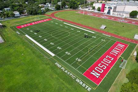 Miami Edison Senior High School in Miami Florida - Field - Football Slideshow Image 2