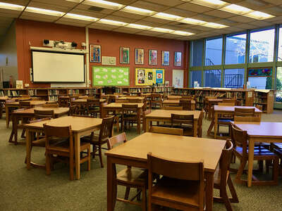 Mill Valley Middle School in Mill Valley California - Library Slideshow Image 2