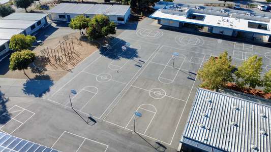 Oster Elementary School in San Jose California - Outdoor Basketball Courts 1 Slideshow Image 2