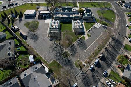 Plaza Robles High School in Stockton California - Parking Lot Slideshow Image 2