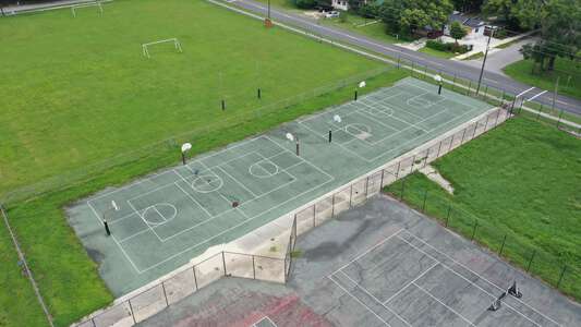 R. B. Stewart Middle School in Zephyrhills Florida - Outdoor Basketball Courts Slideshow Image 2