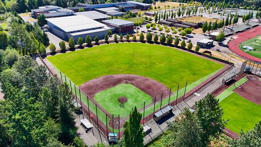 Redmond High School in Redmond Washington - Baseball Field Slideshow Image 1