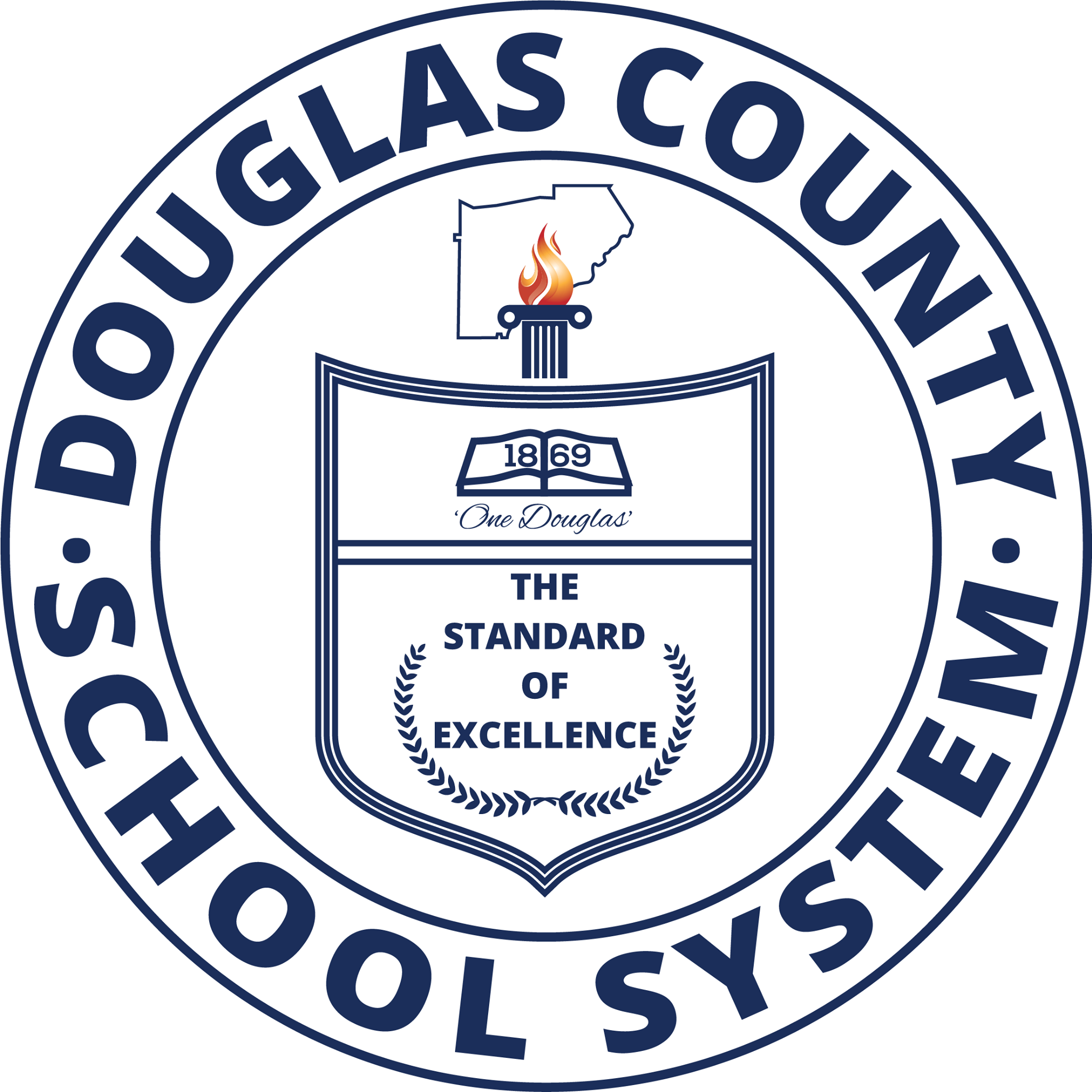 Douglas County Central Office in Douglasville Georgia Logo