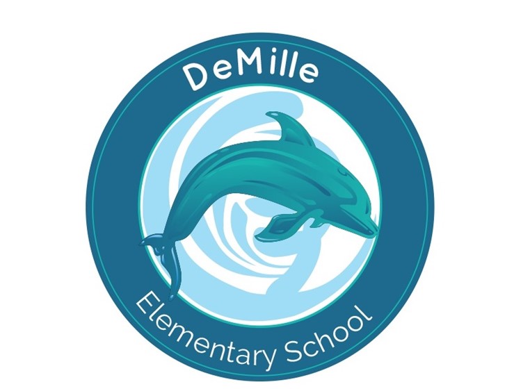 DeMille Elementary School in Midway City California Logo