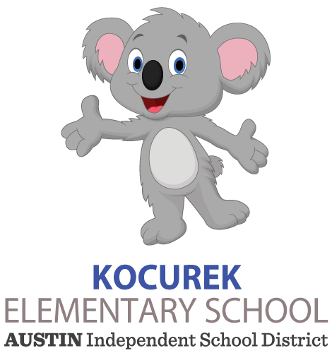 Kocurek Elementary School in Austin Texas Logo