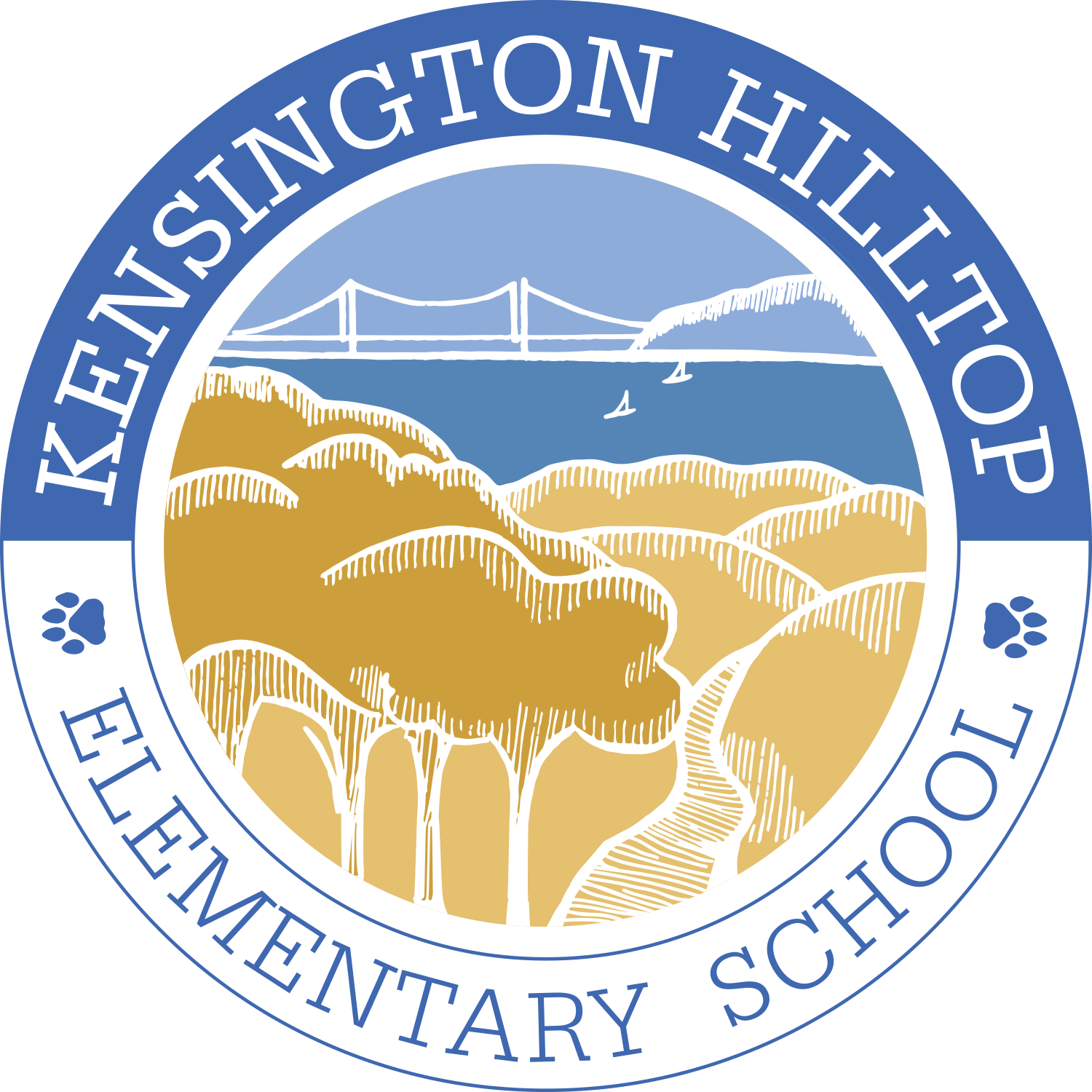 Kensington Elementary School in Kensington California Logo