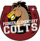 Pioneer Elementary School in Brentwood California Logo