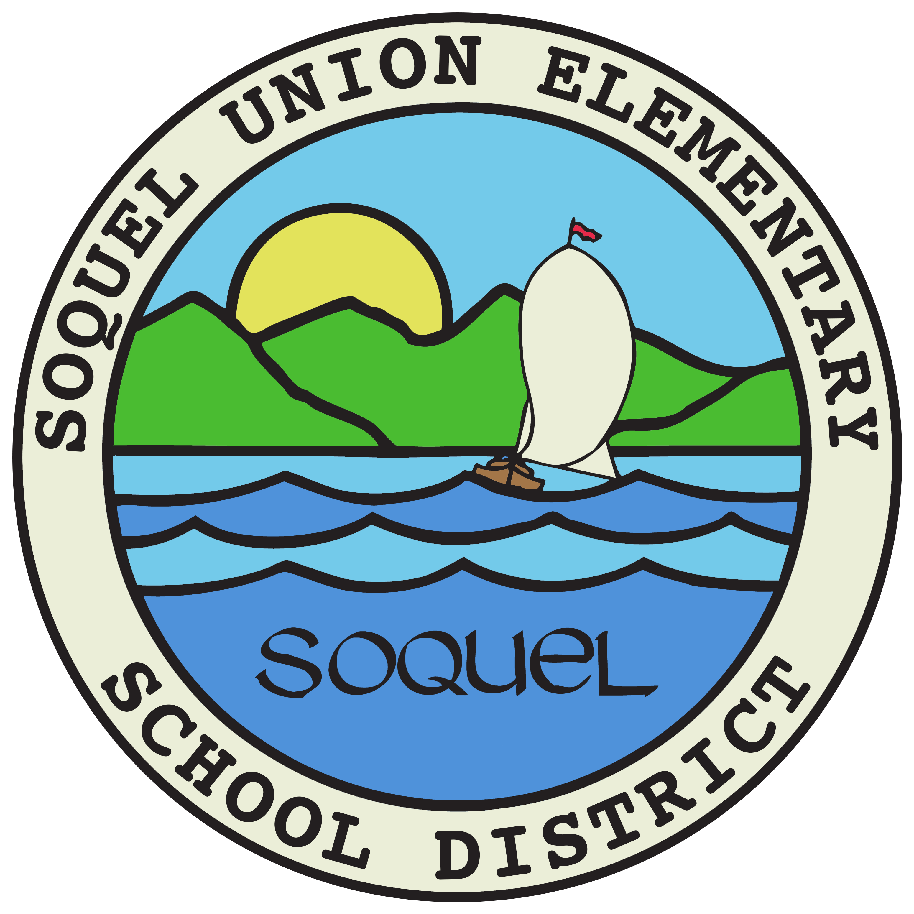 Soquel Union Elementary School District in Capitola California Logo