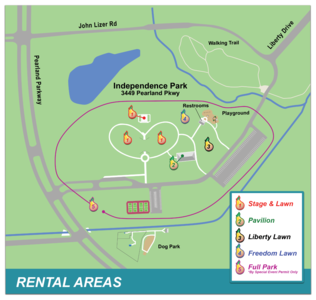 Independence Park Liberty Lawn in Pearland