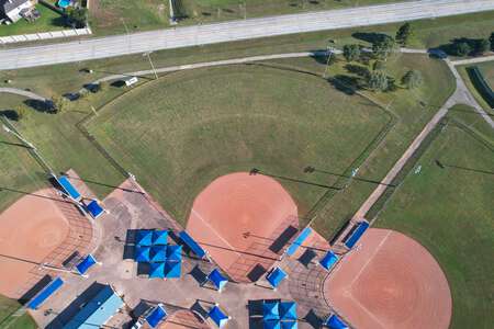 Centennial Park Softball Field 4 in Pearland