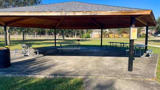 Centennial Park Tejas Pavilion in Pearland