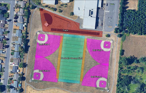 Salem ball field 4 1 3 2 fields