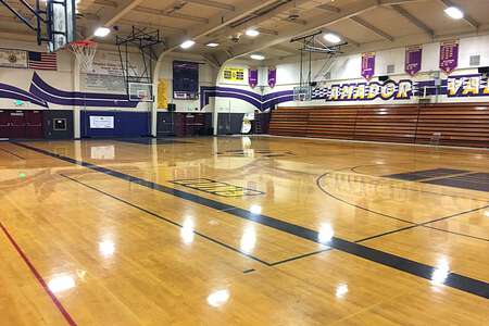 Amador Valley High School Large Gym in Pleasanton