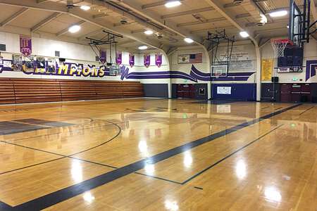 Amador Valley High School Large Gym in Pleasanton