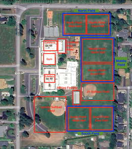 Westside Elementary School North Field in Hood River