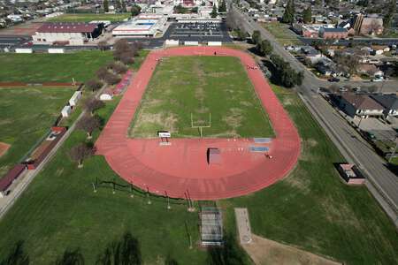 field - football (grass) track lodi high school &