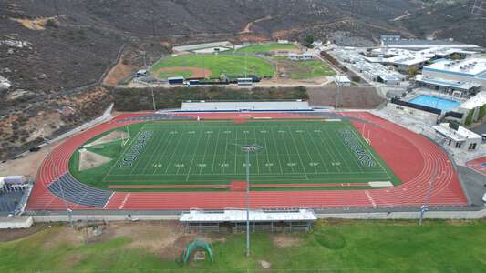 Steele Canyon High School Football Stadium (Turf) Whole Field in Spring Valley