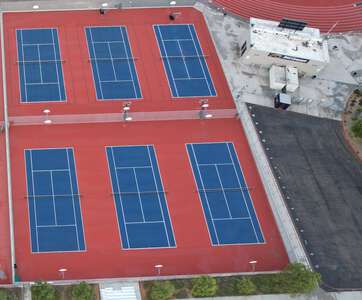 Steele Canyon High School JV Tennis/Basketball Courts in Spring Valley