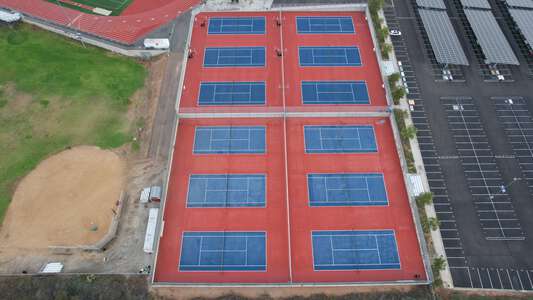 Steele Canyon High School JV Tennis/Basketball Courts in Spring Valley