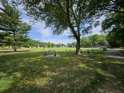 Goffle Brook Park Dog Run Picnic Area in Hawthorne