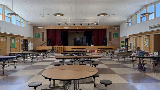 Crocker Farm Elementary School Cafetorium in Amherst