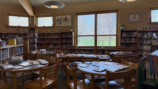 Crocker Farm Elementary School Library in Amherst