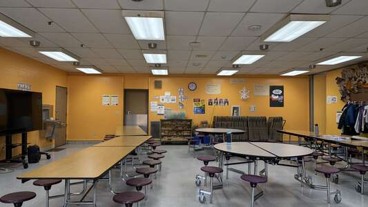 Fort River Elementary School Cafeteria in Amherst
