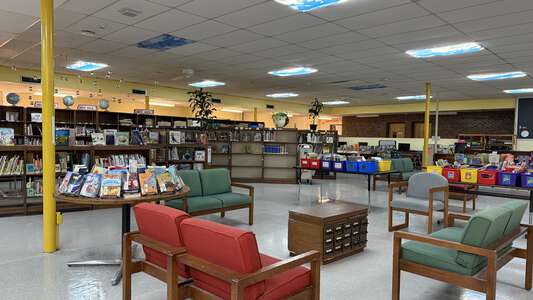 Fort River Elementary School Library in Amherst