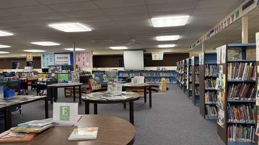 Wildwood Elementary School Library in Amherst