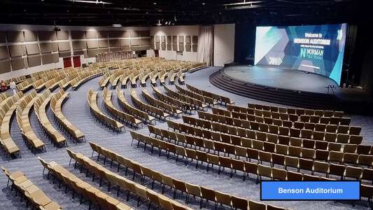 Norman benson auditorium cal studio theater atrium benson, & (all 3 spaces) theatres